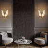 Gold Wall Lamp Butterfly LED Light of The Wall Luxury Modern Living Room Bedroom Bedside Hallway Porch - Wall Light Bedroom Light fixtures, Acrylic