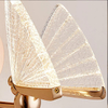 Gold Wall Lamp Butterfly LED Light of The Wall Luxury Modern Living Room Bedroom Bedside Hallway Porch - Wall Light Bedroom Light fixtures, Acrylic