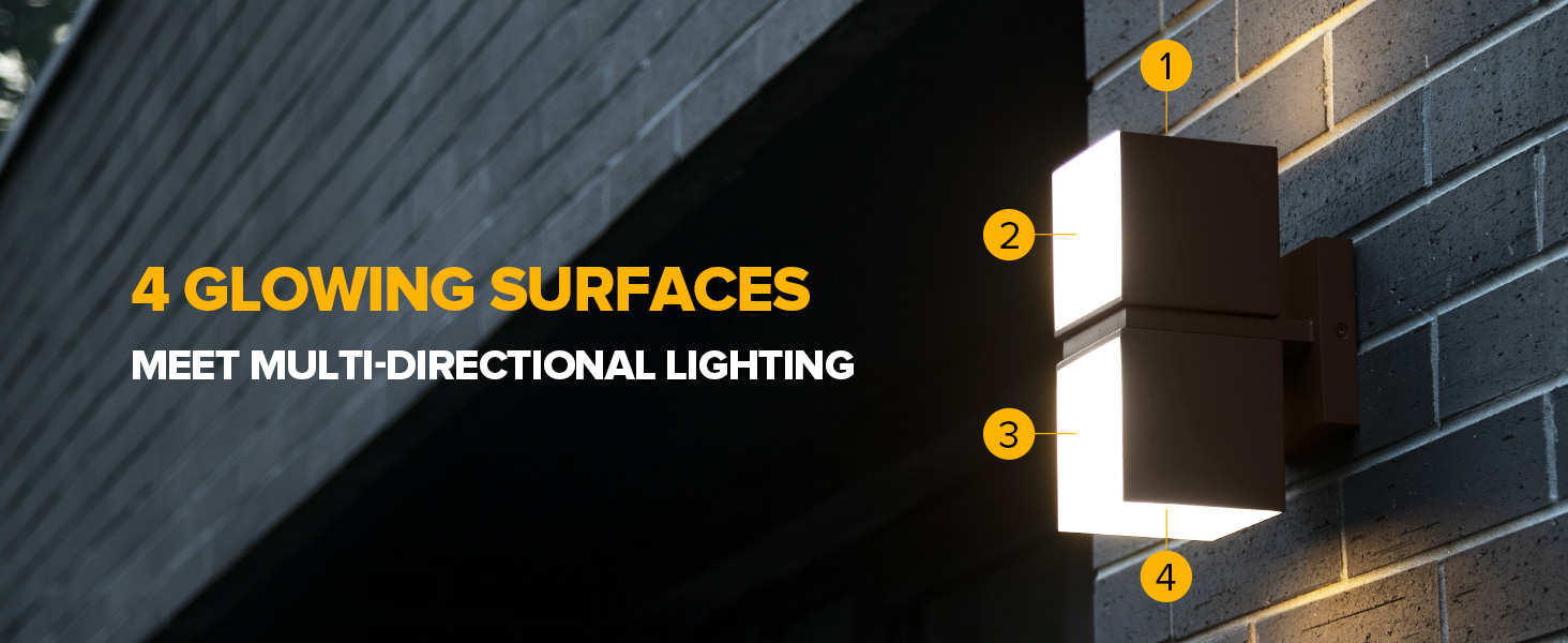 LED Integrated Porch Wall Light Outdoor (2)