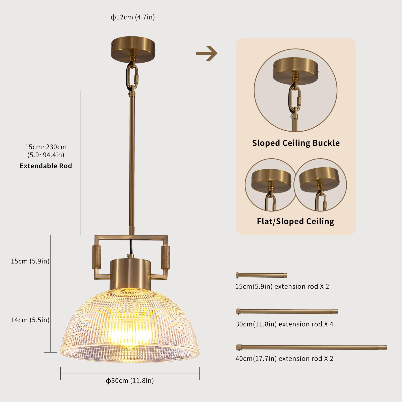 Pendant Lights Kitchen Island, 11.8