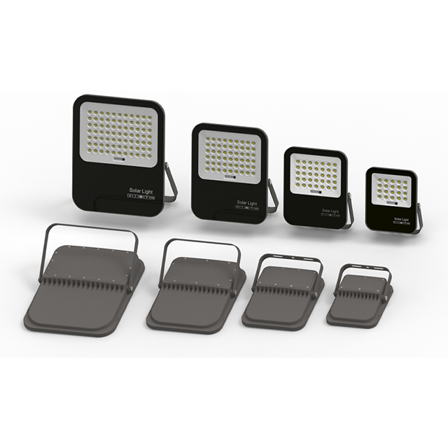 4 Power Options Black Aluminium Solar Panel Charging Time 4-6H Lighting 12H IP65 Waterproof Solar Lighting