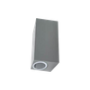 Grey LED modern square wall light H80mm GU10 head 35W Outdoor lighting IP44