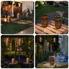 Solar Lanterns Outdoor Hanging Waterproof,Rattan Solar Lights for Outdoor Solar Table Lamps Decoration for Garden,Yard,Patio,Porch,Trees,Lawn,Pathway 