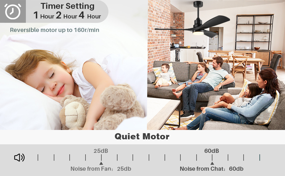 Ceiling Fan with Lights Remote Control (17)