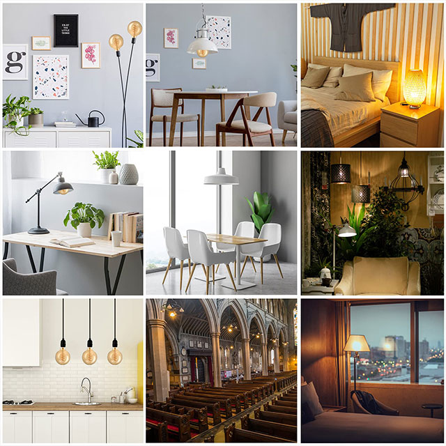 Spiral LED Edison Bulbs E27 Screw, Non Flicker, 4W Retro Filament LED Vintage Light Bulbs, Soft Warm White 2200K,Amber Glass, 40 Watts Equivalent, Amber Tungsten Lamp