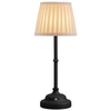 Portables Cordless Table Lamp, Fabric Shade Desk Lamp, Rechargeable Battery Powered Lighting, Dimmable Light for Dining Room, Bedroom, Bedside, Bar, Night Light, Camping, Balcony