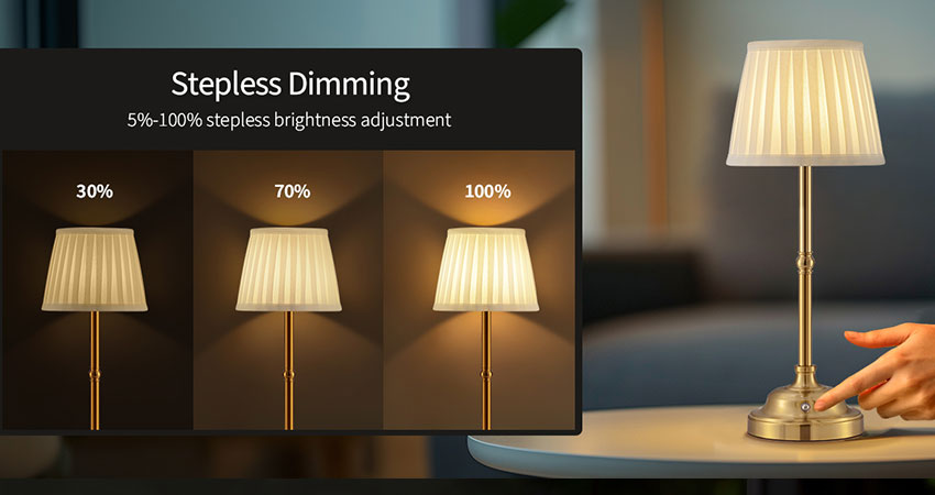 Fabric Shade Desk Lamp (5)