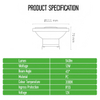LED Bulb AR111 G53 12W AC/DC 12V LED Spotlight Not Dimmable Warm White 3000K 45 Degree Beam Angle