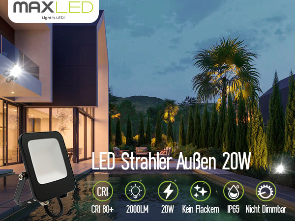 Slim LED Projector: Efficient and Stylish Outdoor Lighting Solution