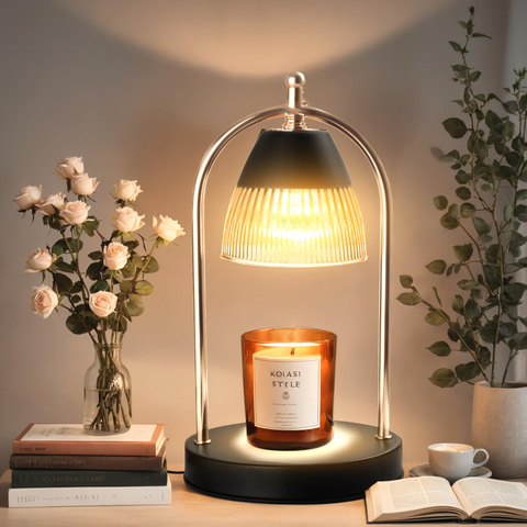 Candle Warmer Lamp with Timer, Electric Candle Warmer Light for Bedroom, Dimmable Wax Melts Warmer for Candle Jars, Home Decor Beside Lamp Gifts for Women