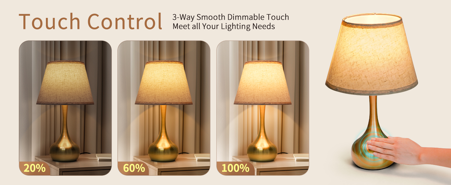 Touch Table Lamp for Bedroom (2)