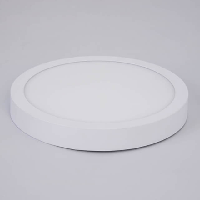 225*225 Surface Mount Panel Light 18W Round With White Trim Thin Ceiling Light Round Panel Light Led Et Interior China Wholesale