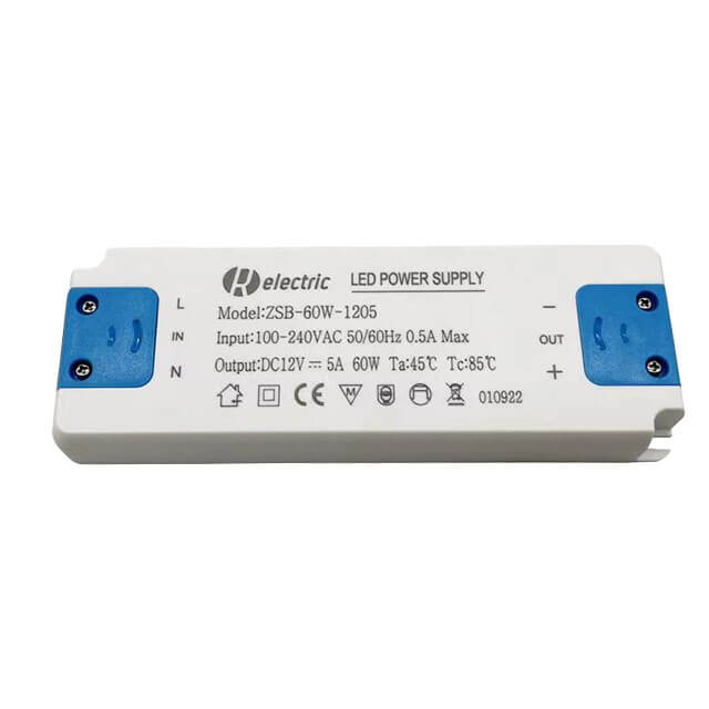 160*58*18Mm 60W 185-240V Ip20 Made In China Led Strip Light Power Supply For Lamps