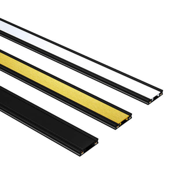 Magnetic Track Aluminium + Pc Black Ip20 Magnetic Track Light Rail Magnetic Led Track Lights System