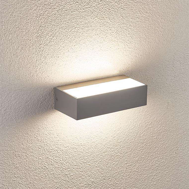 4000K White Dark Grey Outdoor LED Wall Light 9W 600LM