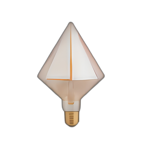 220-240V pointed decorative tungsten lamp 2200K 4W amber glass cover