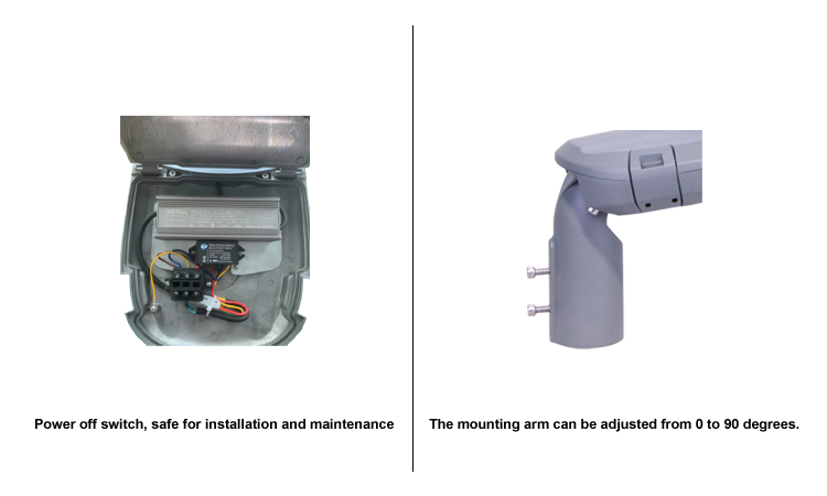 3. IP66 outdoor lighting AC1000-277V LED modern aluminum street lamp waterproof and dustproof 30305050 chip made in China