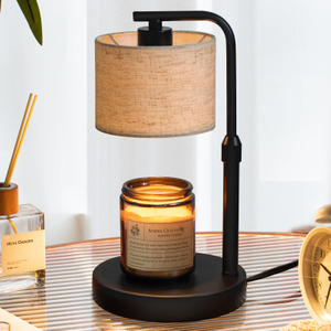 Candle Warmer Lamp with Timer, Dimmable Candle Wax Warmer with 2 Light Bulbs, Height Adjustable Electric Candle Lamp for All Size Scented Candles, Home Room Decor, Gifts for Women Mom 