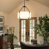 Drum Pendant Light 4Lights, Fabric Drum Pendant Lighting Fixture Drum Hanging Light Simple Modern Pendant Lighting for Dining Room Hallway Foyer 