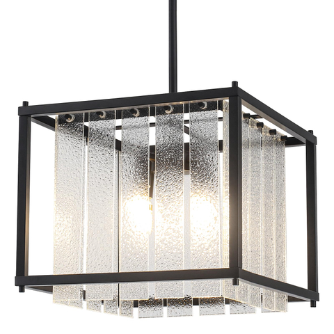 Crystal Chandelier Pendant Lights 4Lights, Modern Gold and Crystal Pendant Lighting Fixture Chandelier Hanging Light for Dining Room Living Room E12 