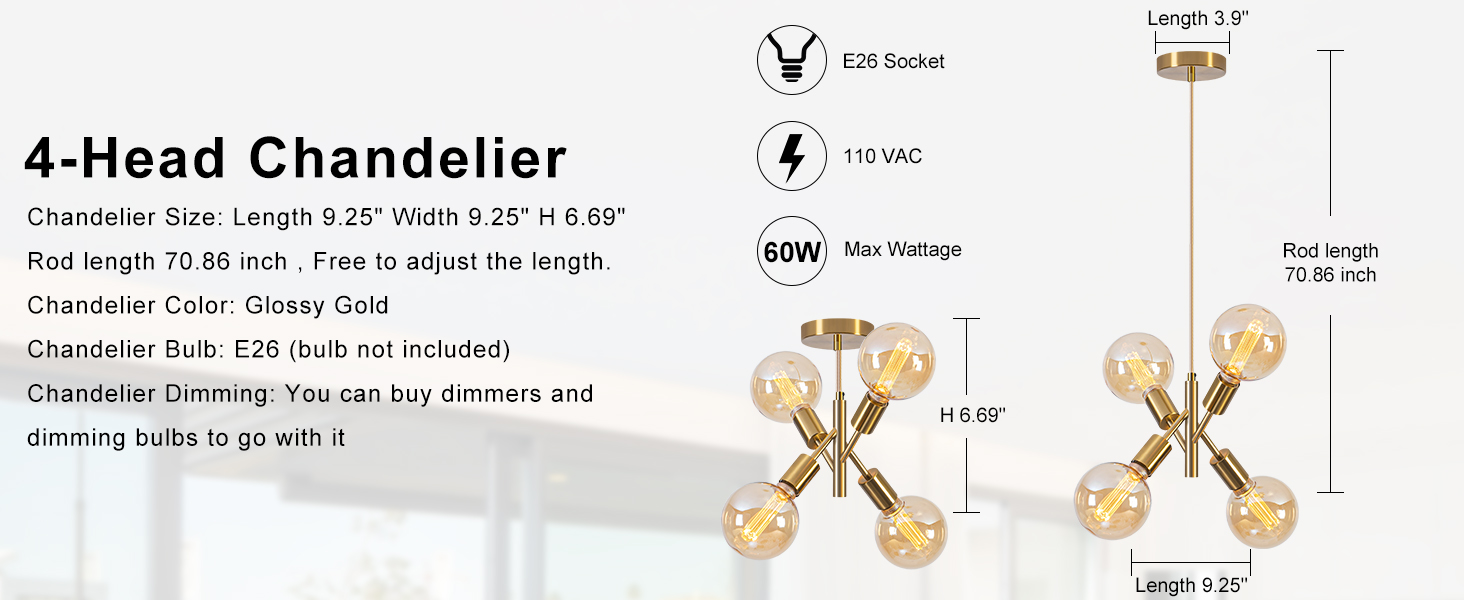 Gold Pendant Light Fixture (4)