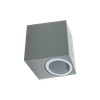 Grey LED modern square wall light H80mm GU10 head 35W Outdoor lighting IP44