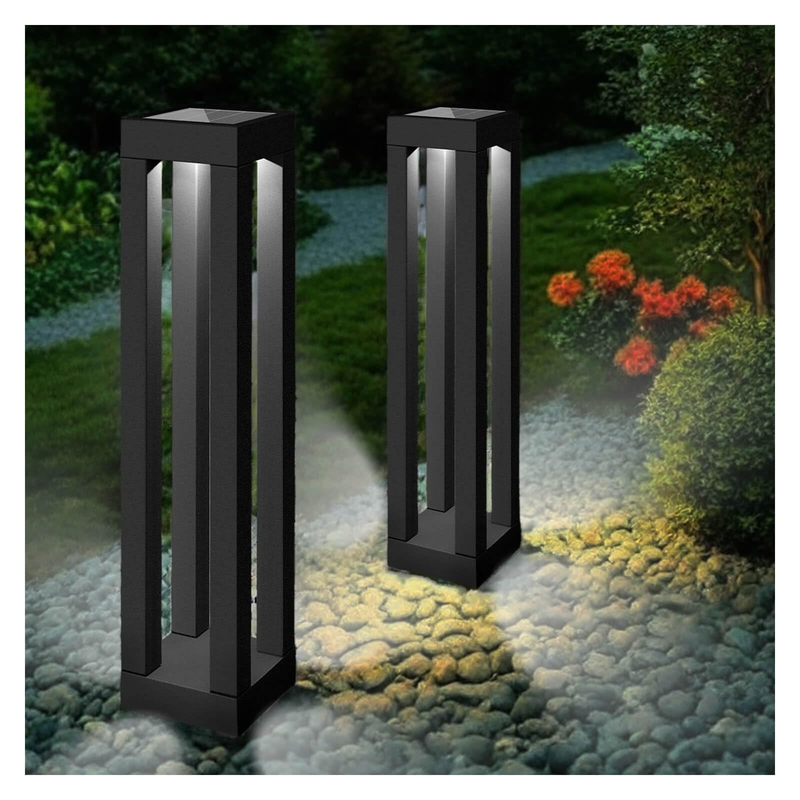 Outdoor Solar Floor Lamps, Lantern Floor Lamp, Outdoor Decor Lanterns for Garden Patio Porch Deck Pool Pathway Driveway