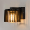 Outdoor Wall Lantern, Exterior Waterproof Wall Sconce Light Fixtures, Black Front Door Porch Lights Wall Mount Lighting with Clear Glass Shade, E26 Socket Wall Lamp for Patio 