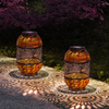 Solar Lanterns Outdoor Hanging Waterproof,Rattan Solar Lights for Outdoor Solar Table Lamps Decoration for Garden,Yard,Patio,Porch,Trees,Lawn,Pathway 
