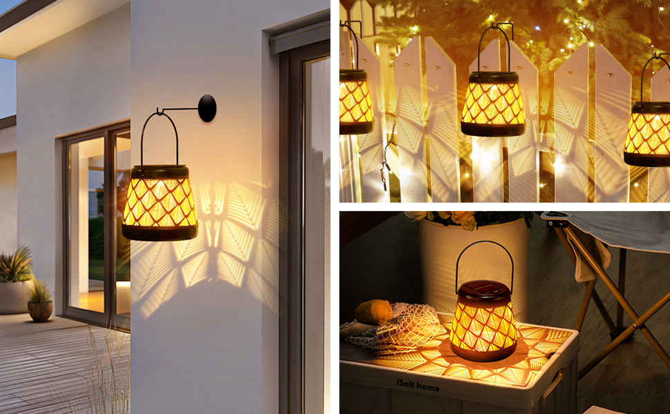 Solar Peacock Outdoor Hanging Lantern (5)