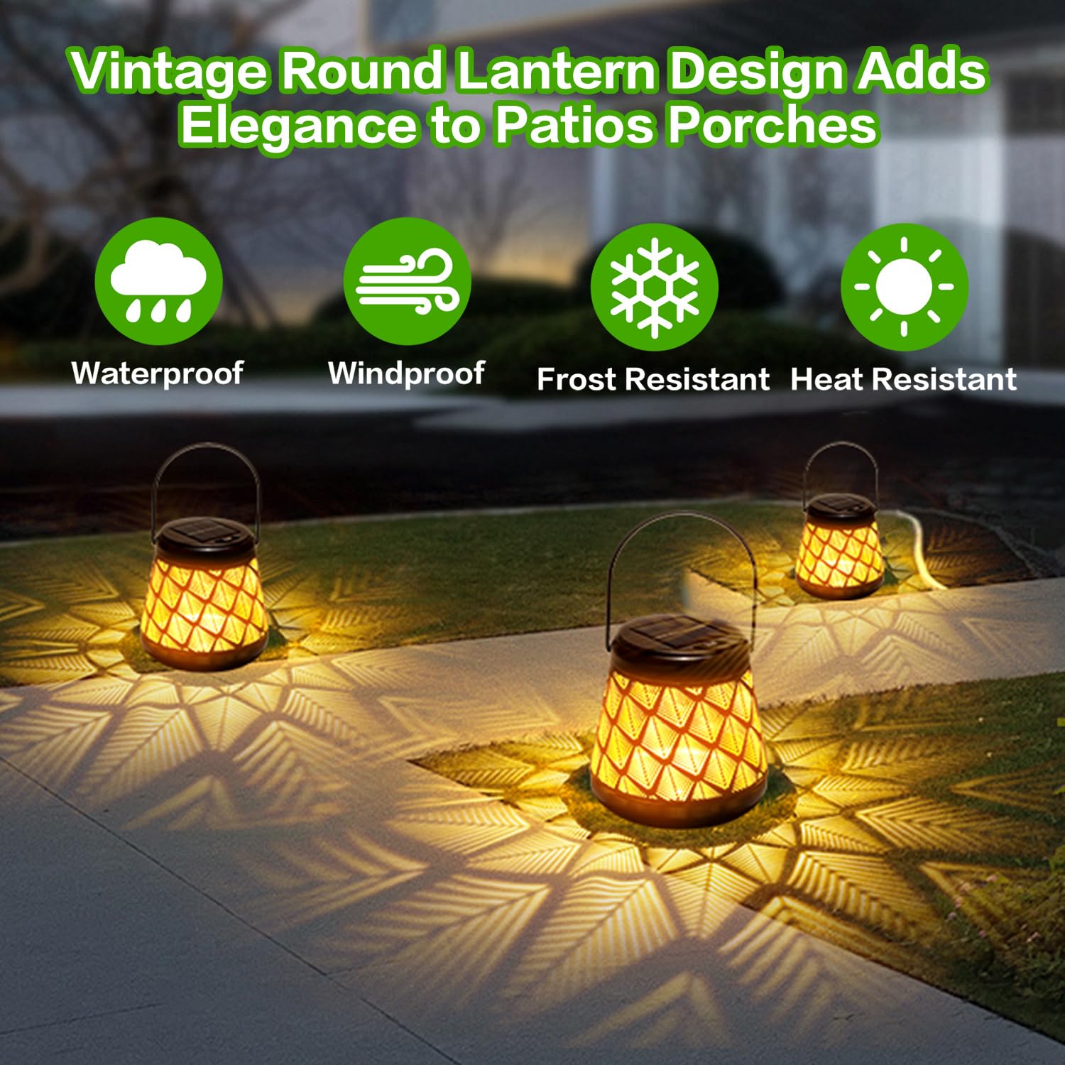 Solar Peacock Outdoor Hanging Lantern, Decorative LED Solar Waterproof Light for Yard, Patio, Lawn, Tabletop, Pathway, Landscape, Garden Decor 