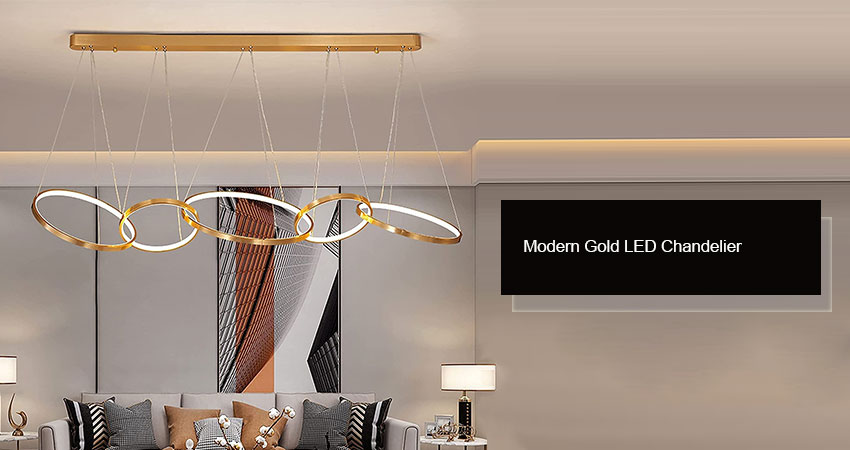 Modern Minimalism Circle Rings Led Pendant Light
