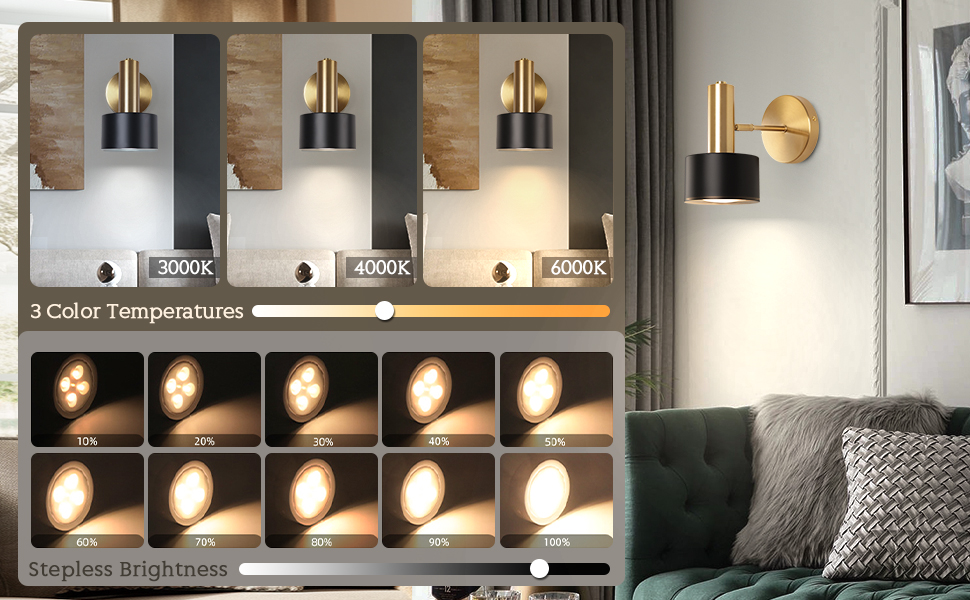 Battery Operated Wall Lights (2)