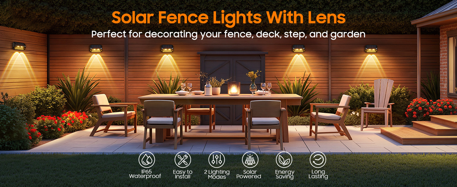 Solar Fence Lights Outdoor (1)