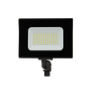 IP66 water and dust resistant, black LED aluminium floodlight, DOB photo sensor