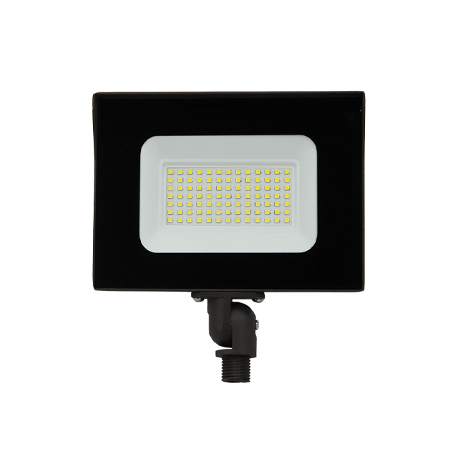 IP66 water and dust resistant, black LED aluminium floodlight, DOB photo sensor