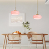 Glass Semi Flush Mount Ceiling Light Antique Brass Ceiling Light Dome Glass Close to Ceiling Light Vintage Ceiling Light Fixture Cream Schoolhouse Single Ceiling Lamp 