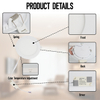 12W 3CCT Round Recessed LED Panel Light with CCT Switch | &Oslash;170mm