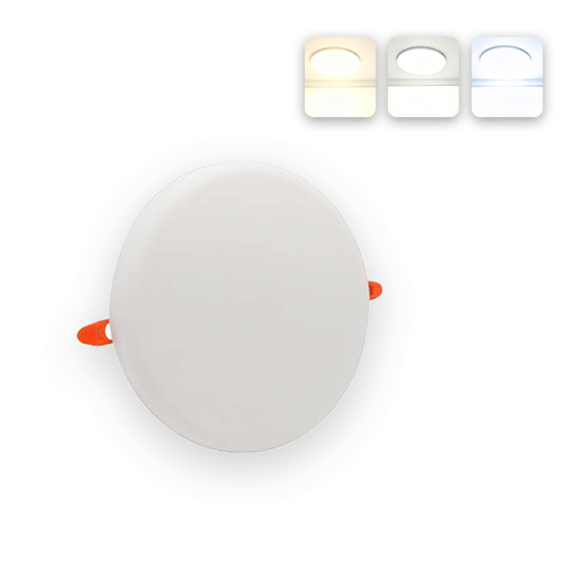 36W 3CCT Frameless LED Panel Light | &Oslash;225mm