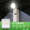 50W Led Floodlight Outdoor 5000LM Safety Lamp Waterproof IP65 Security Light Work Lighting 3CCT(3000K-4000K-6500K) Led Flood Light Outside for Garage, Garden, Backyard