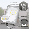 10W LED Floodlights 3CCT (3000K-4000K-6500K) 106 PT04