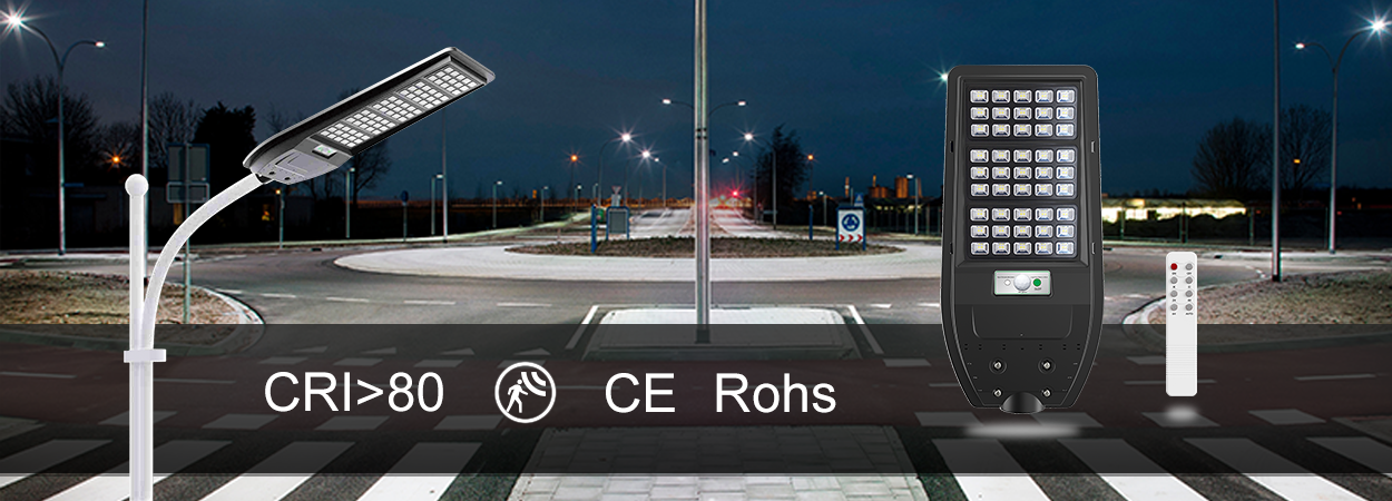 100W SOLAR LED STREET LIGHT CRI80 IP54 SNORDER 4000K 6500K