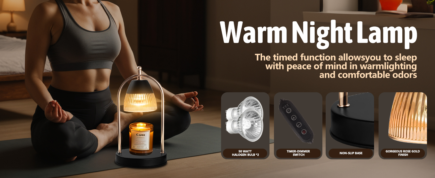 Candle Warmer Lamp with Timer (5)