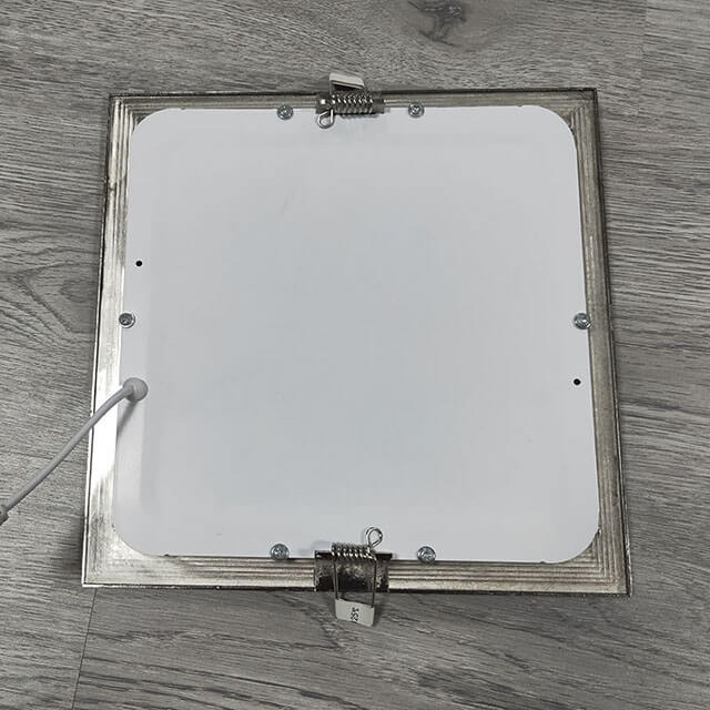 18W Square 225Mm Nickel Sweep Led Recessed Slim Ceiling Round Led Panel Light Interior China Wholesale