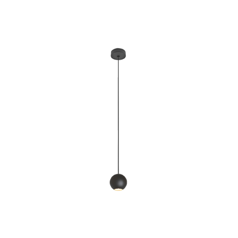 8.5W Canopy Size Ф80*35MM LED Retro Round Pendant Light Ball Size Ф70MM