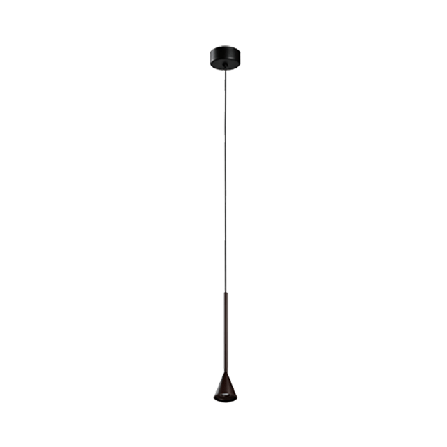 6W LED Aluminium Retro Pendant Light Bright Black White Gold Silver 4 Colours 3000K