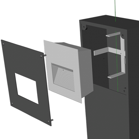 Pole Accessories 200*100*950Mm/2.0Mm Ik05 Ip65