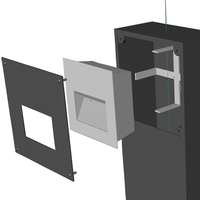Pole Accessories 200*100*950Mm/2.0Mm Ik05 Ip65