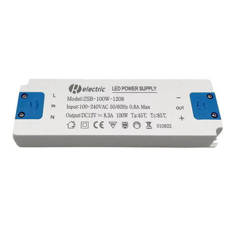 185*65*22Mm 100W 185-240V Ip20 Made In China Power Supply For Led Neon For Lamps