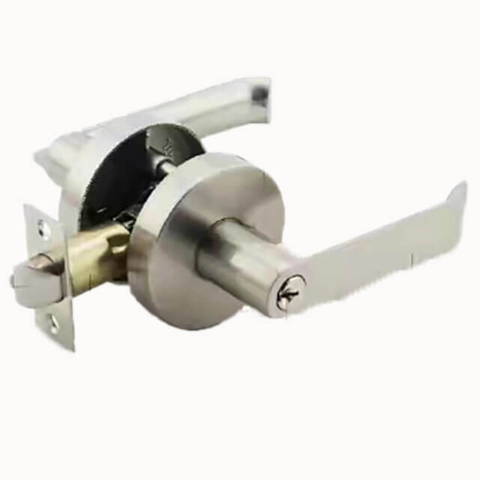 Stainless steel three lever mechanical door lock